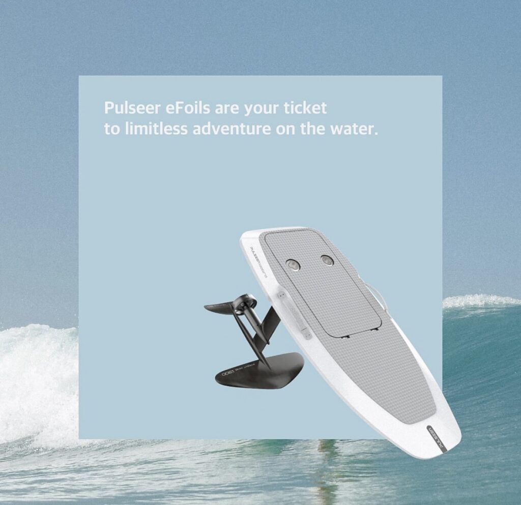 Pulseer eFoil, Famous e-foil brand available in Jeju, to fully enjoy your holiday